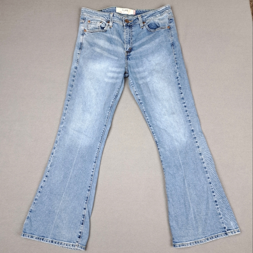 Vintage Levis 519‎ Jeans Womens 13S Flare Leg Low Rise Y2K Denim Bratz Britney